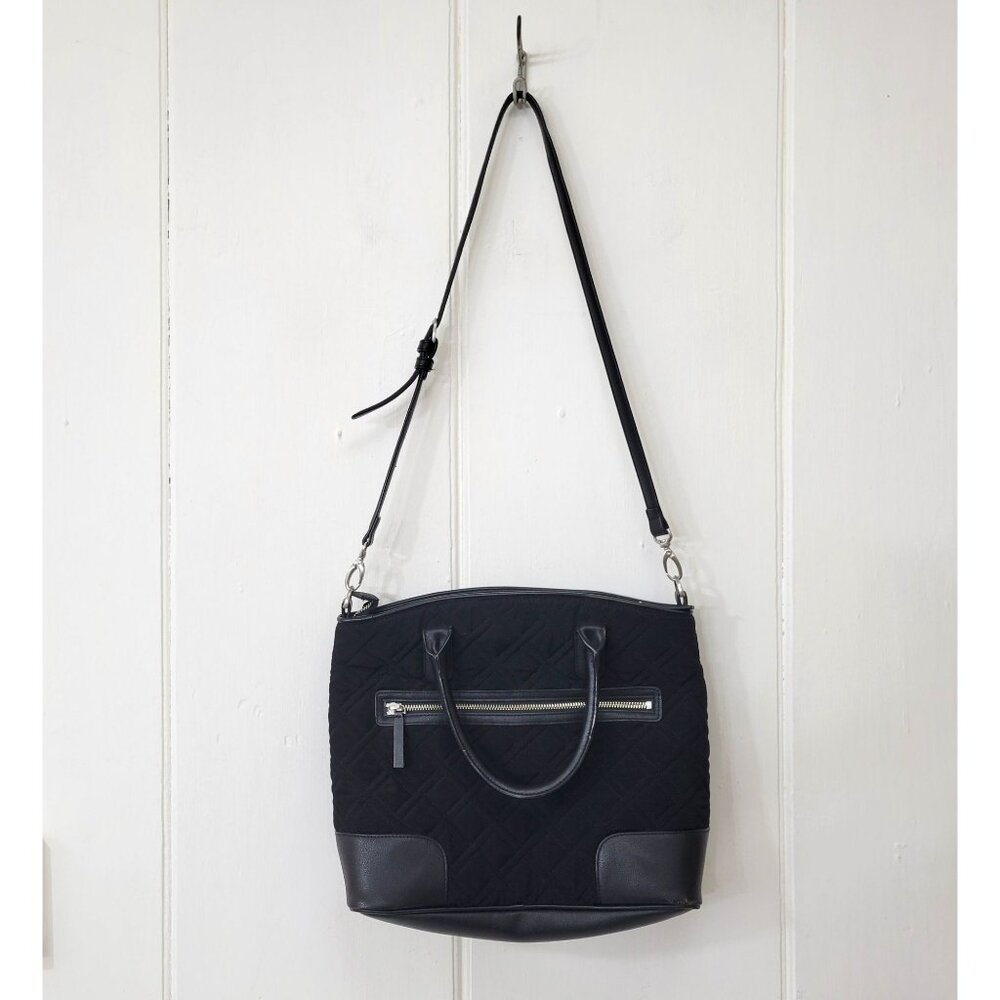 Vera Bradley Black Quilted Purse - Picture 6 of 7